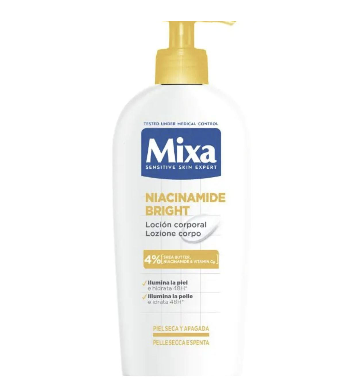 Lait  corporel Mixa  Niaciamide VItamine C